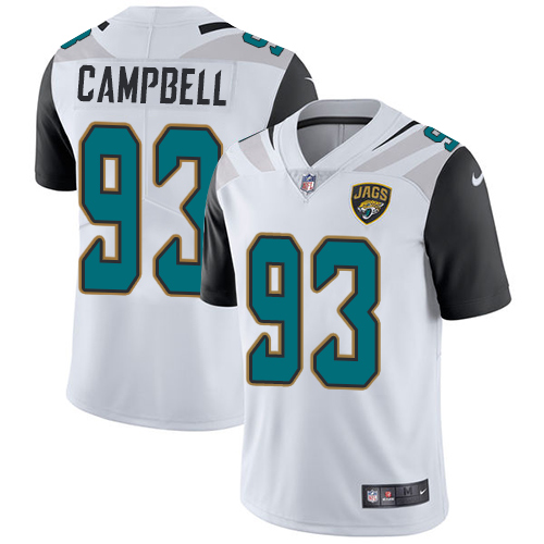 2019 Men Jacksonville Jaguars #93 Campbell white Nike Vapor Untouchable Limited NFL Jersey